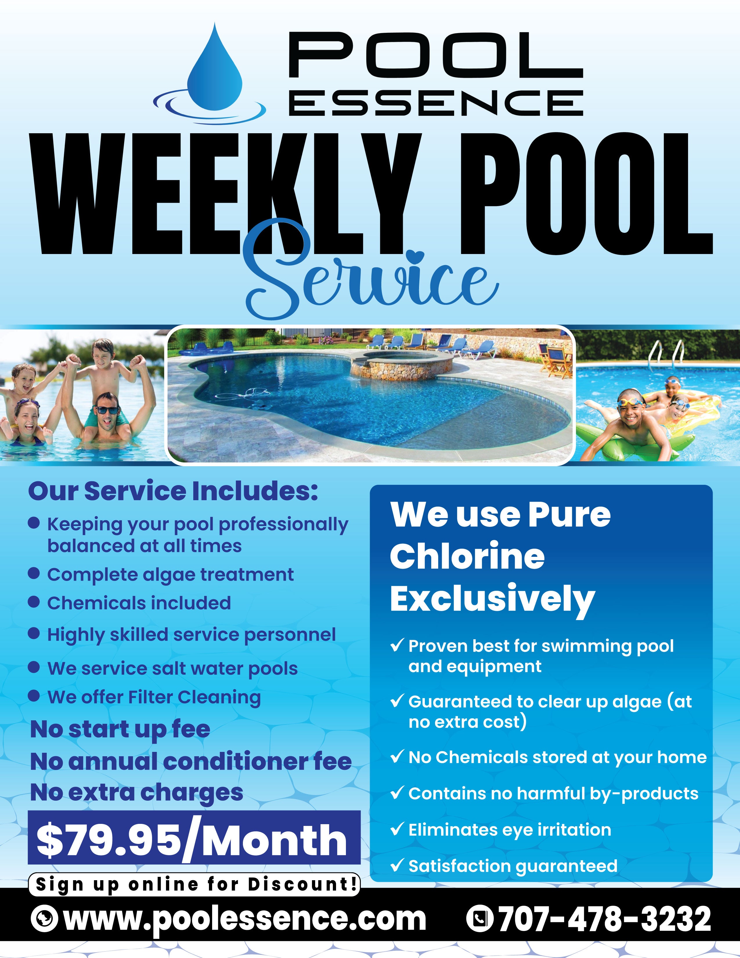 Pool Conplete Weekly *Weekly Pool Service* – Pool Essence